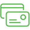 Credit Card Payment Icon Green